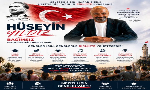 Mezitli Gençliği İçin Liyakat Dönemi | Hüseyin Yıldız Vizyonu