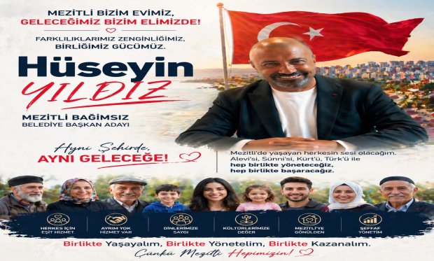 Mezitli Üçlü Meclis Modeli | Hüseyin Yıldız Bağımsız Aday