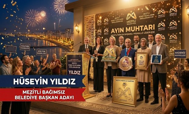 Mezitli Yıldız Ödülleri Ayın Muhtarı ve Yılın Çiftçisi Seçiliyor
